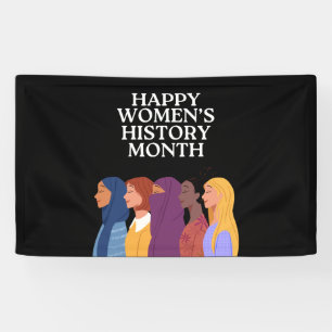 Happy Women's History Month Banner