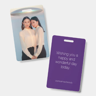 Happy Wonderful Day Good Luck Card Badge