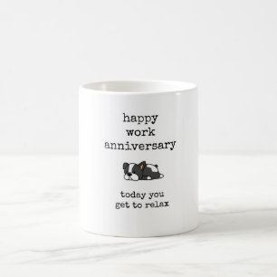 Happy Work Anniversary, Coworker, Boss Gift Coffee Mug
