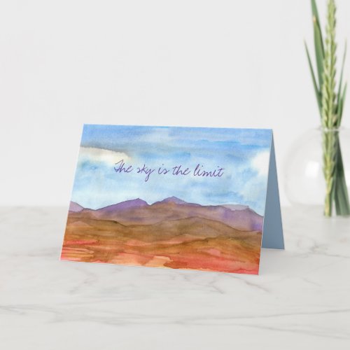 Happy Workiversary The Sky Is The Limit Card
