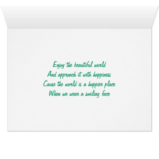 Happy world (Inside Horizontal (Bottom))