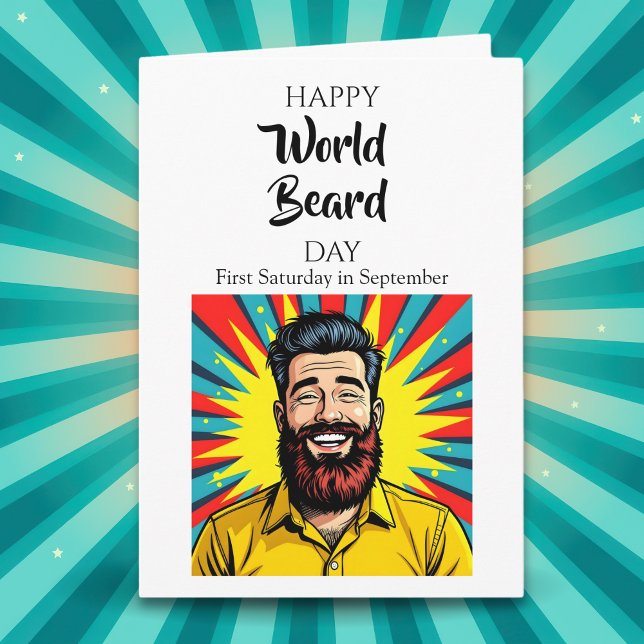 Happy World Beard Day! Funny Holidays Card (Creator Uploaded)