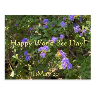 Happy World Bee Day! Postcard