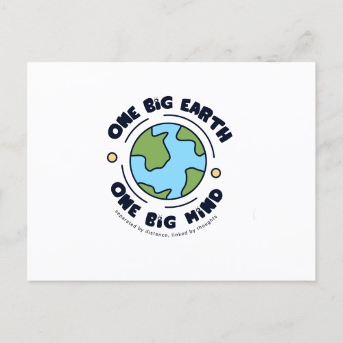 happy world earth day postcard