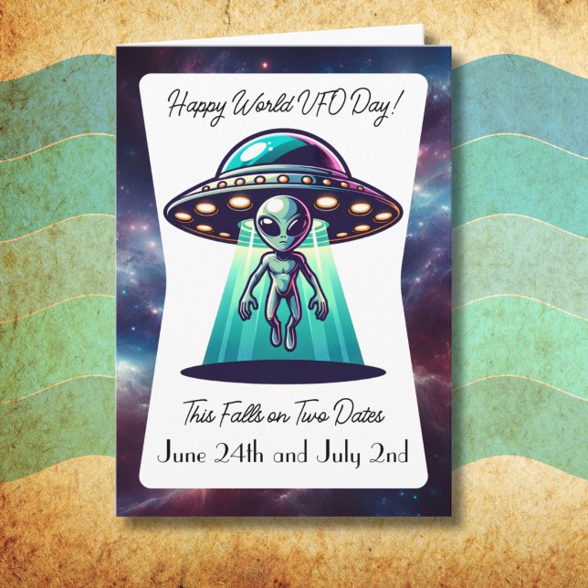 Happy World UFO Day Card (Creator Uploaded)