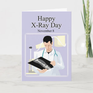 Happy X-Ray Day November 8 Card