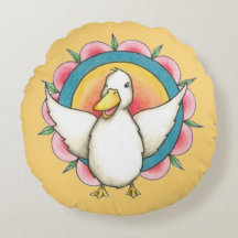 Happy Yaneshwari Round Pillow