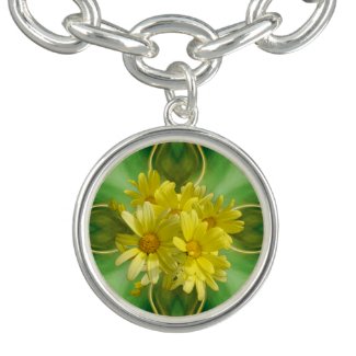 Happy Yellow Blooming Daisies