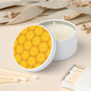 Happy Yellow Boho Mini Candle Favors