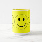 Happy Yellow Faces Big Mug (Center)