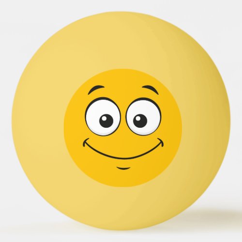 Happy Yellow Monster Personalize Ping Pong Ball