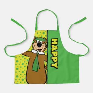 Happy Yogi Bear Apron