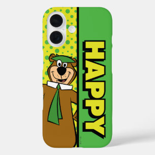 Happy Yogi Bear iPhone 16 Case