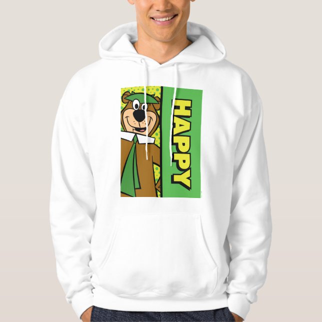 Happy Yogi Bear Hoodie (Front)