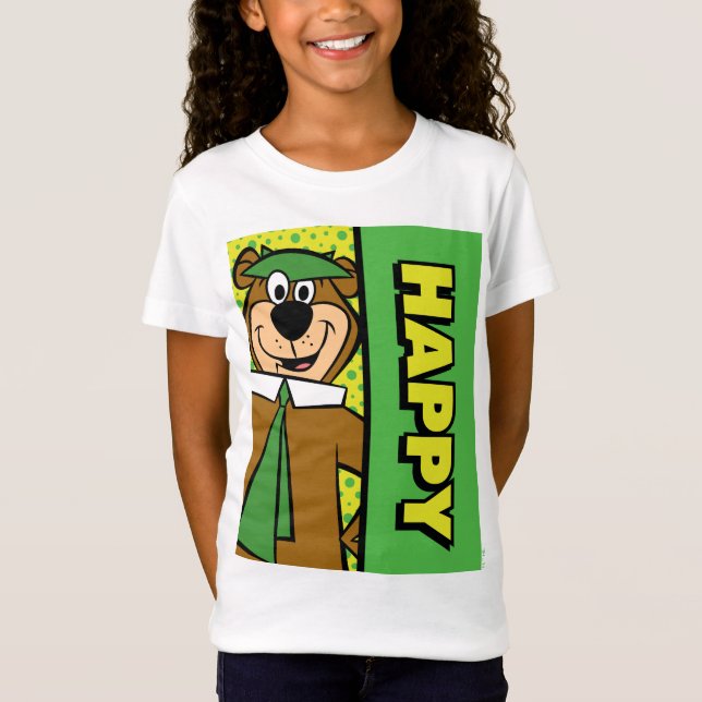 Happy Yogi Bear T-Shirt (Front)