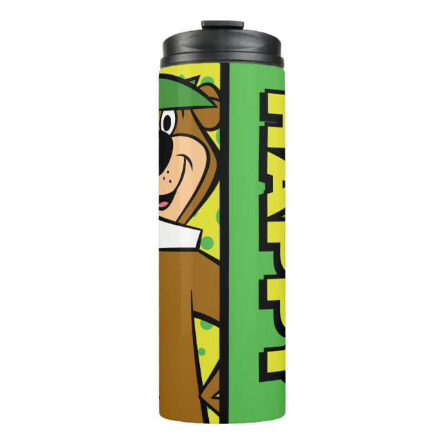 Happy Yogi Bear Thermal Tumbler (Front)