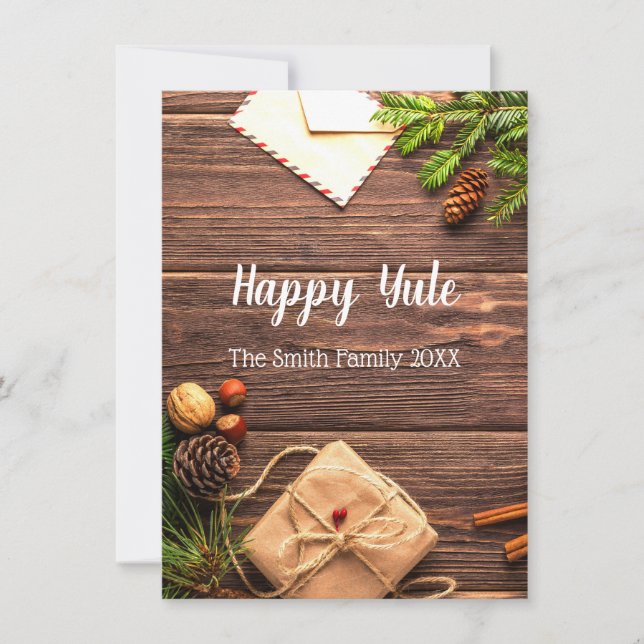 Happy Yule Announcement (Front)