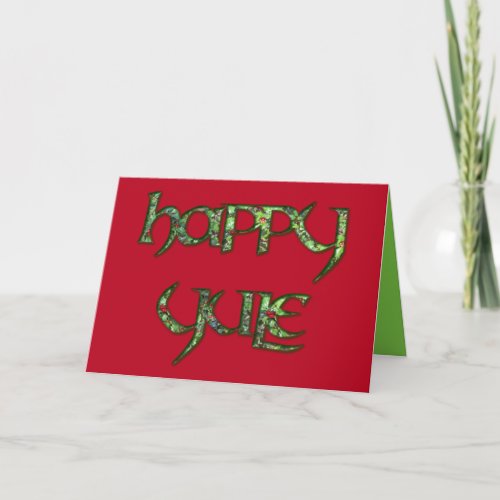 Happy Yule Card