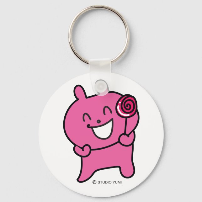 Happy Yummy Keyholder Keychain (Front)