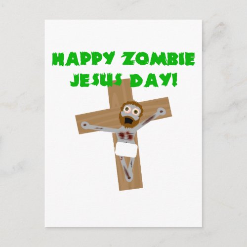 Happy Zombie Jesus Day Postcard