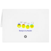 Happyface Pesach Cards (Back Horizontal)