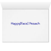Happyface Pesach Cards (Inside Horizontal (Bottom))