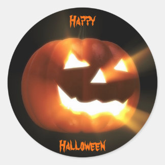 HappyHalloween Classic Round Sticker