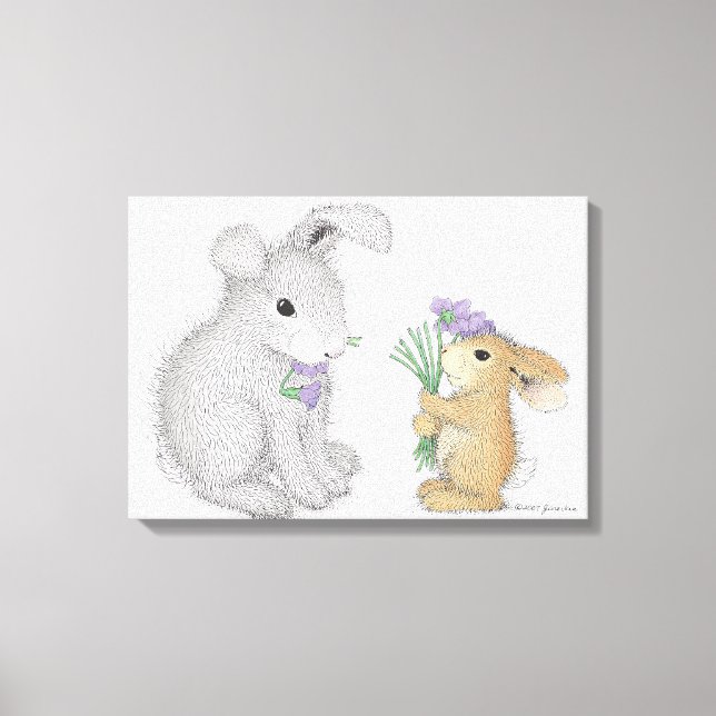 HappyHoppers® Wrapped Canvas Print (Front)