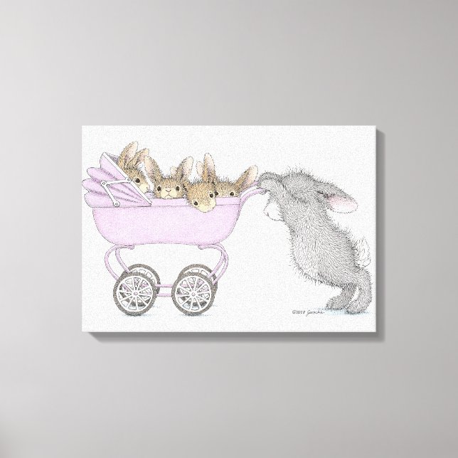 HappyHoppers® Wrapped Canvas Print (Front)