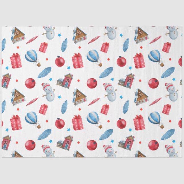 HappyLand Christmas Design 1 Tissue Paper (Front)