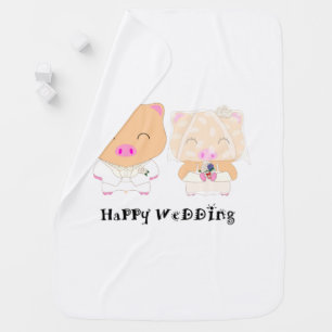 HappyWedding Stroller Blanket