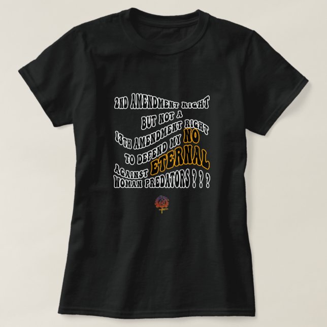 HappyWorkT 2nd AMENDMENT BUT NO FREE WOMEN RETRO T-Shirt (Design Front)