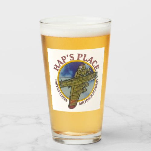 Hap's Place USAFA Beer Mug Glass