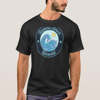 Hapuna Beach Hi Hawaii Souvenir Nautical Surfer Gr T-Shirt