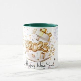 hapy new years 2025 mug