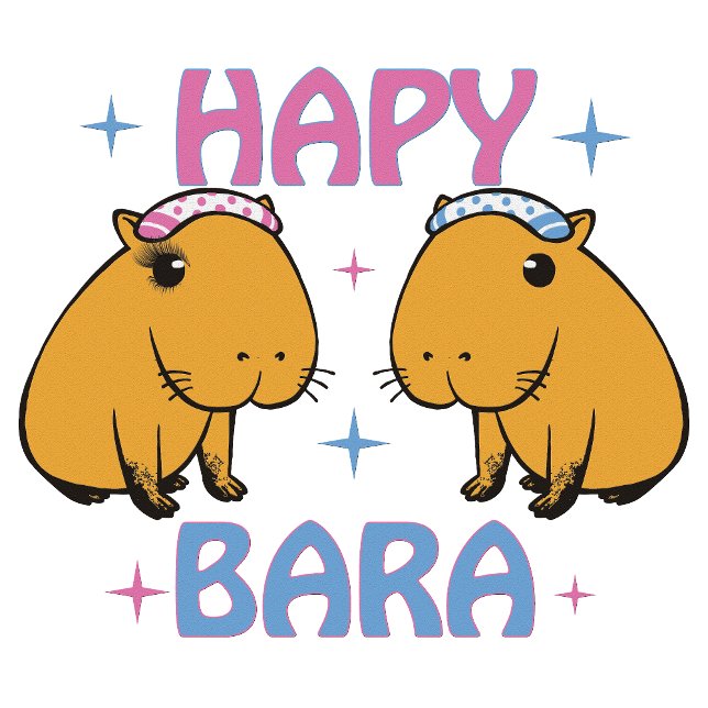 Hapybara - Funny capybara  Sweatshirt (Creator Uploaded)