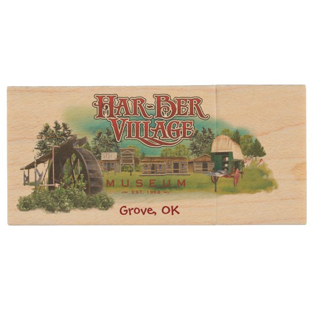 Har-Ber Village Museum USB drive 15 (Front)