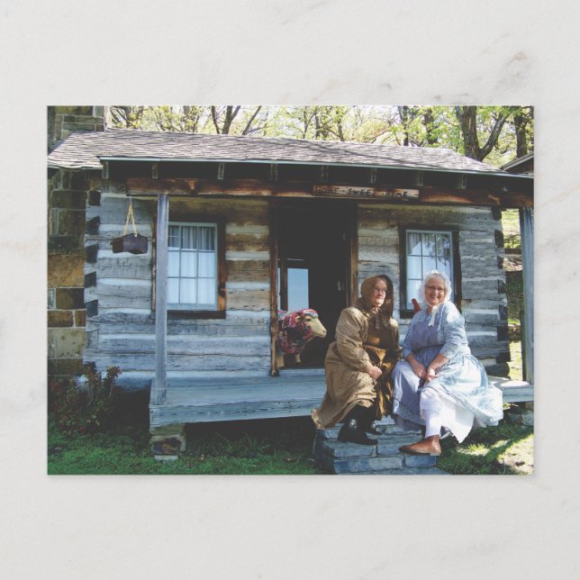 Har-Ber Village pioneer women post card (Front)