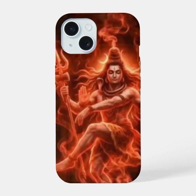 Har Har Mahadev iPhone 15 Case (Back)