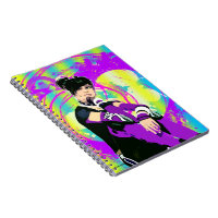 Harajuku Neon Anime Gothic Girls Art Notebook