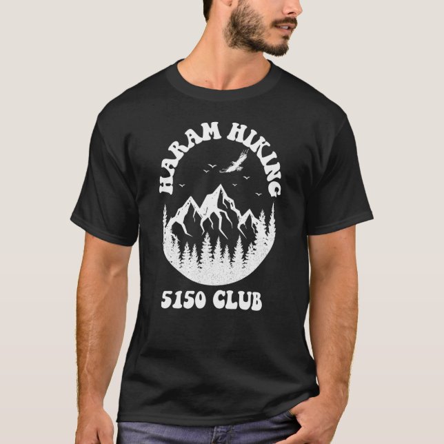Haram Hiking Club Muslim T-Shirt (Front)