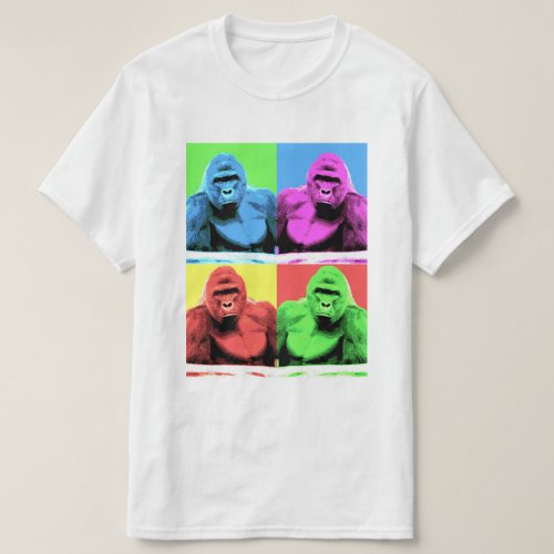 Harambe Pop Art T_shirt