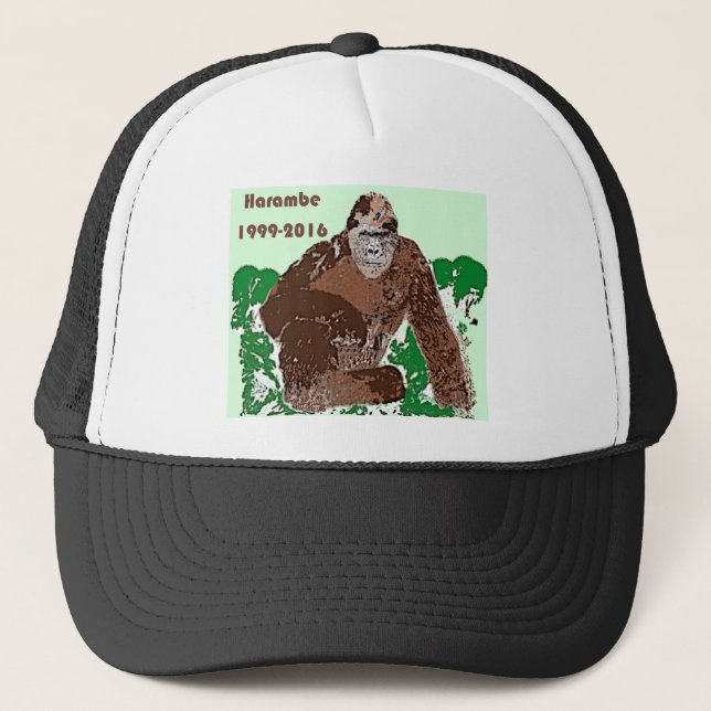 Harambe Trucker Hat (Front)