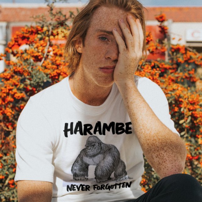 HARAMBE zoo GORILLA T-shirts (Creator Uploaded)