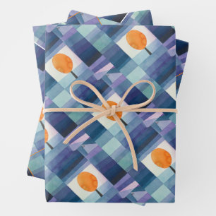 Harbinger of autumn abstract watercolor Paul Klee Wrapping Paper Sheets
