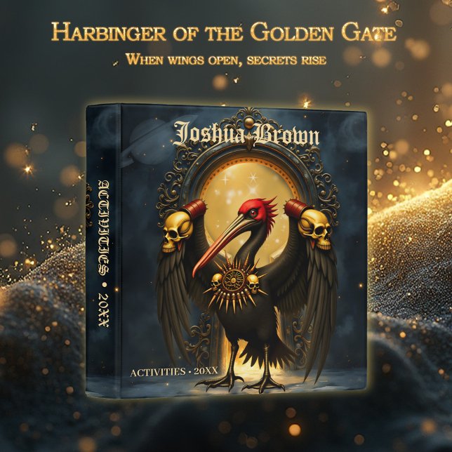 Harbinger of the Golden Gate The Nocturnal Pelican 3 Ring Binder (Creator Uploaded)