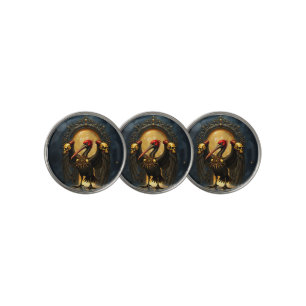 Harbinger of the Golden Gate The Nocturnal Pelican Golf Ball Marker