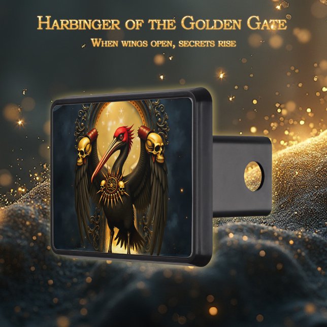 Harbinger of the Golden Gate The Nocturnal Pelican Hitch Cover (Creator Uploaded)