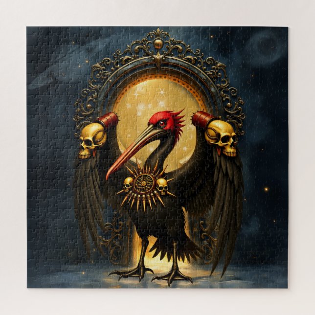 Harbinger of the Golden Gate The Nocturnal Pelican Jigsaw Puzzle (Vertical)