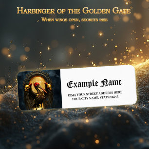 Harbinger of the Golden Gate The Nocturnal Pelican Label
